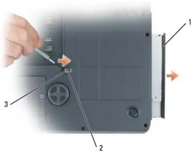 DELL Inspiron 9400 - Optisches Laufwerk - 2