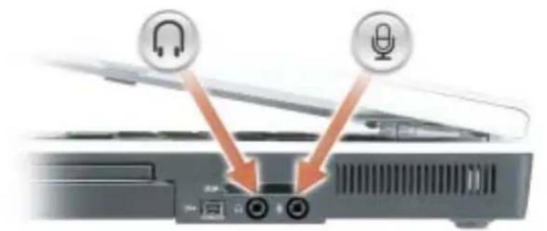 DELL Inspiron 9200 - AUDIOANSCHLÜSSE - 1
