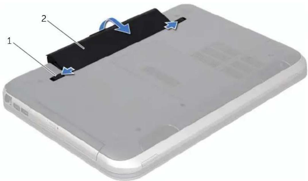 DELL Inspiron 15R Special Edition 7520 - Removing the Battery - 1