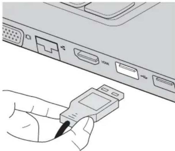 LENOVO B41 - ■ Anschließen von USB-Geräten - 1