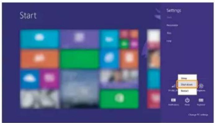 LENOVO B41 - ■ Herunterfahren des Computers - 2