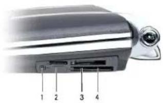 DELL XPS M2010 - Installieren einer Media-Speicherkarte oder ExpressCard - 2