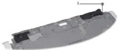 DELL Studio 1557 - Removing the Speaker Assembly - 1