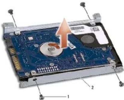 DELL Studio 1557 - Removing the Hard Drive - 2