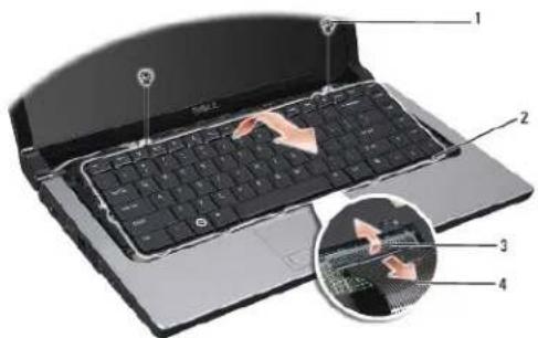 DELL Studio 1557 - Removing the Keyboard - 1