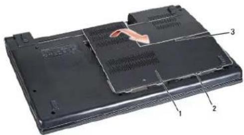 DELL Studio 1557 - Removing the Base Cover - 1