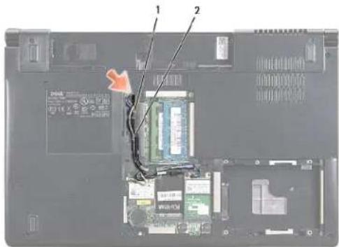 DELL Studio 1557 - Removing the Display Assembly - 1