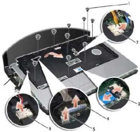 DELL Studio 1557 - Removing the Palm Rest - 2