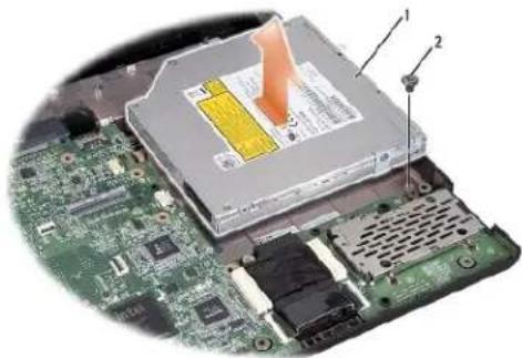 DELL Studio 1557 - Removing the Optical Drive - 1