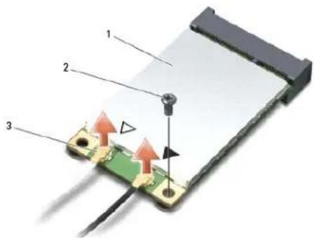 DELL Studio 1557 - Removing the Mini-Card - 1