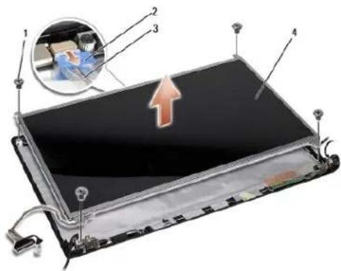 DELL Studio 1557 - Removing the Display Panel - 1