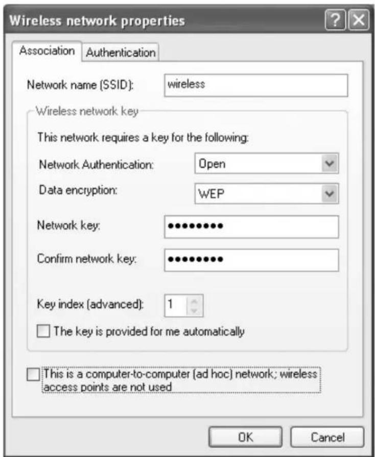 DELL Inspiron XPS - Connecting to a Network With Wired Equivalent Protocol (WEP) Security Requirements - 1