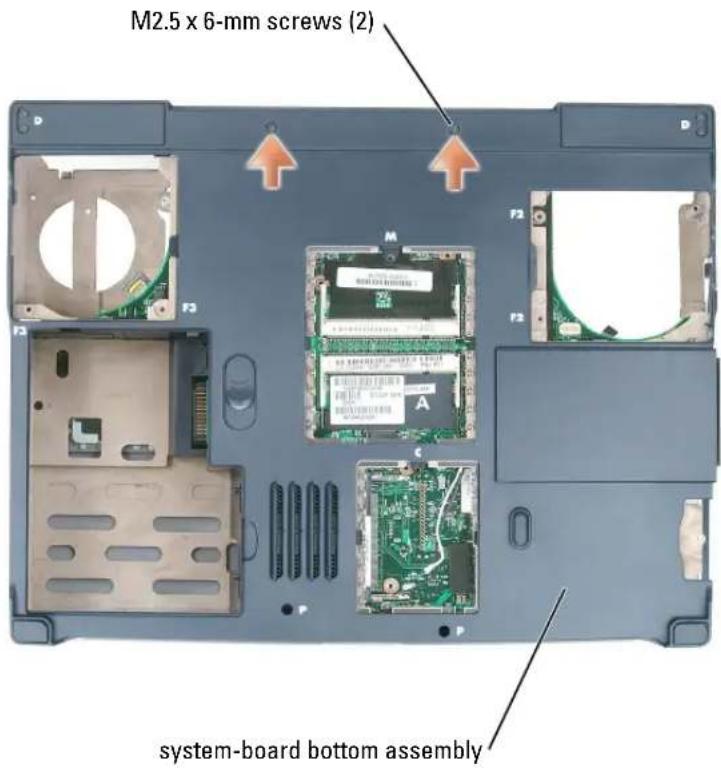 DELL Inspiron XPS - Removing the System Board - 4