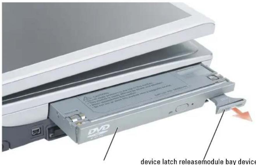 DELL Inspiron XPS - Removing and Installing Devices While the Computer Is Turned Off - 3