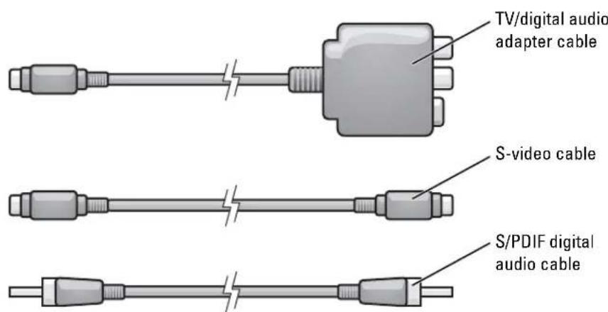 DELL Inspiron XPS - S-Video and S/PDIF Digital Audio - 2