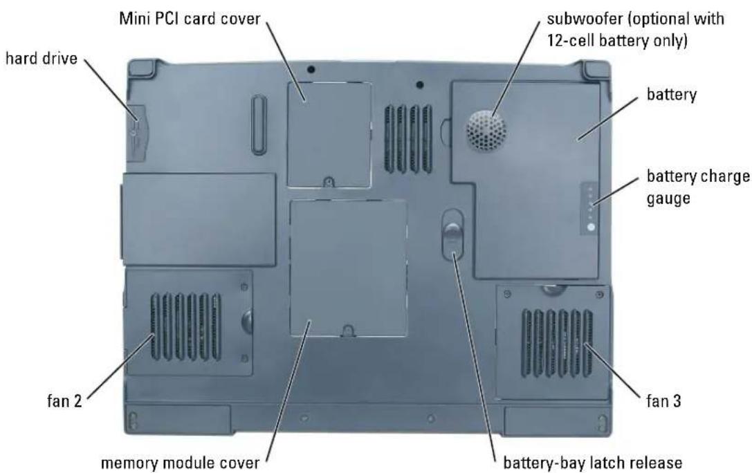 DELL Inspiron XPS - Bottom View - 1