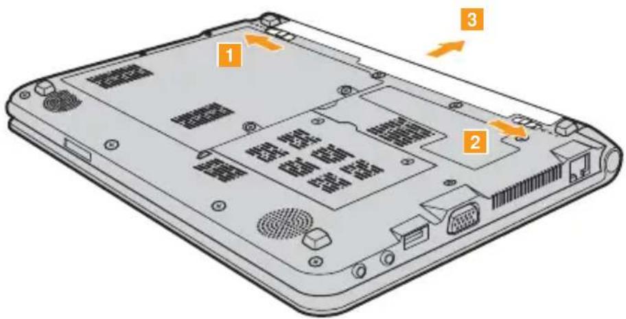 LENOVO IdeaPad S10-2 - To replace the battery - 1