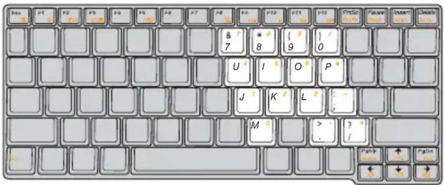 LENOVO IdeaPad S10-2 - Numeric keypad - 1