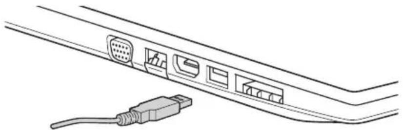 LENOVO IdeaPad P400 Touch - ■ Anschluss von USB Geräten - 1