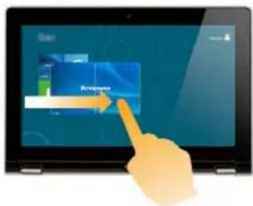 LENOVO IdeaPad P400 Touch - Oft verwendete Geste Ausgeführte Aufgaben - 1