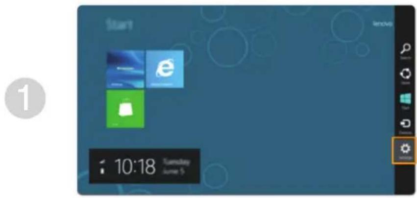 LENOVO IdeaPad P400 Touch - ■ Ausschalten des Computers - 1