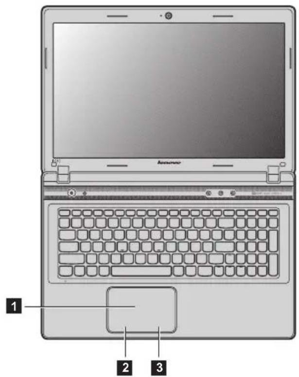 LENOVO IdeaPad N586 - Using the touchpad - 2