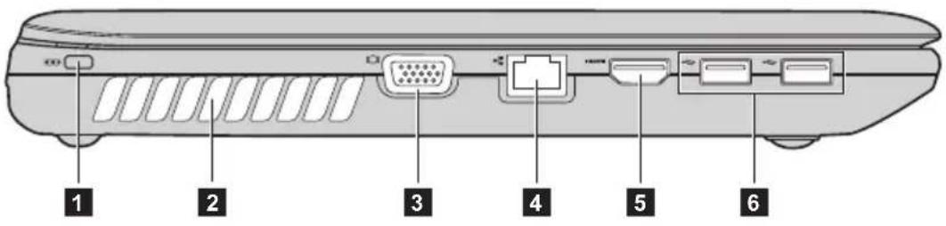 LENOVO IdeaPad N586 - Left-side view - 1