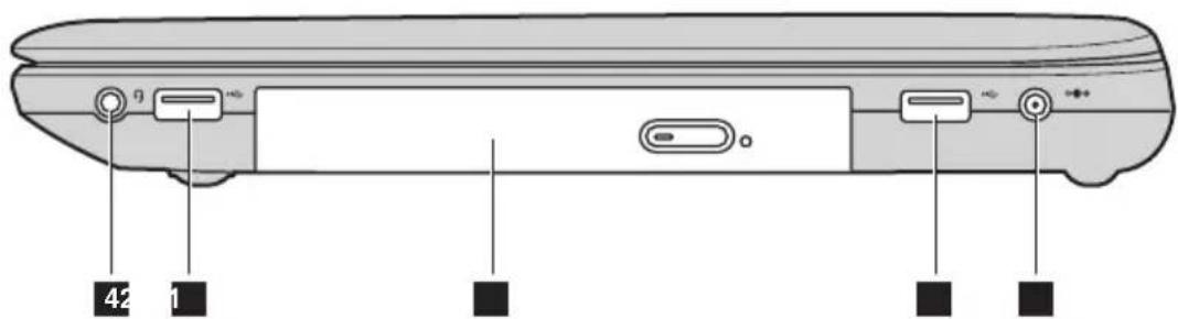 LENOVO IdeaPad N585 - Right-side view - 1