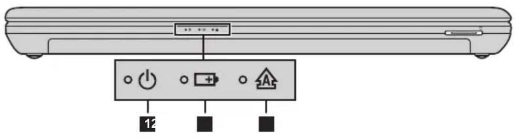LENOVO IdeaPad N585 - System status indicators - 1