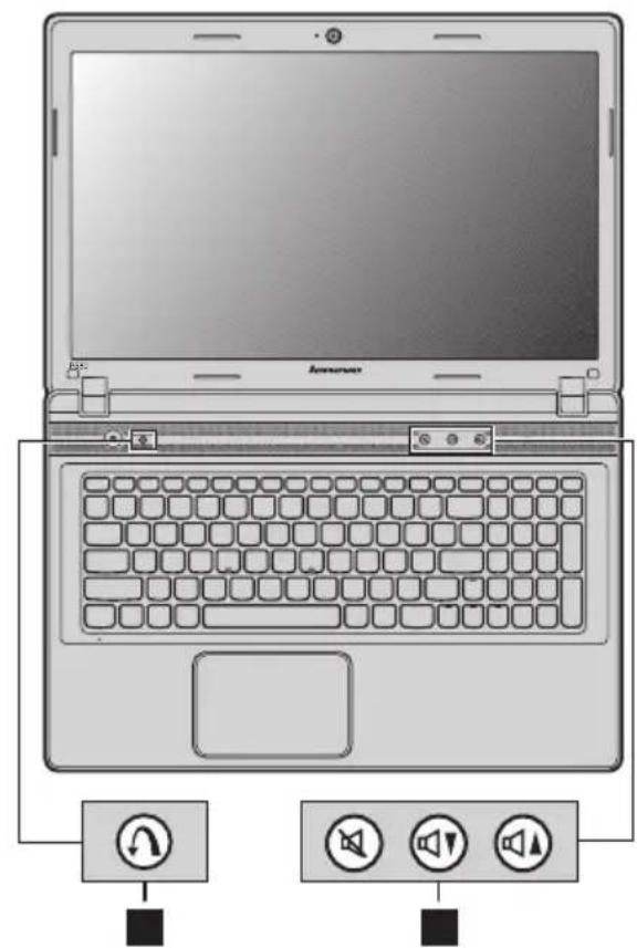 LENOVO IdeaPad N585 - Special keys and buttons - 2