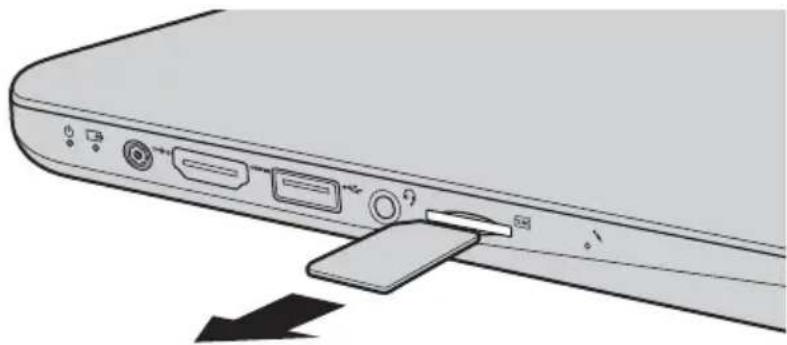 LENOVO IdeaPad S200 - Entfernen der SIM-Karte - 1