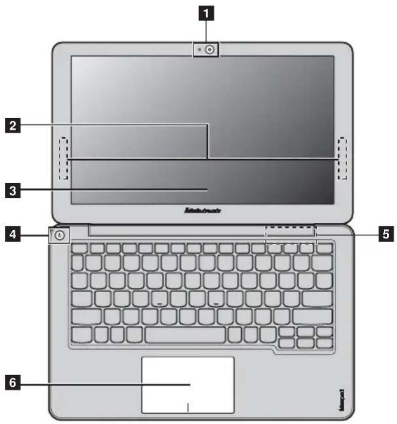LENOVO IdeaPad S200 - Ansicht von oben - 1