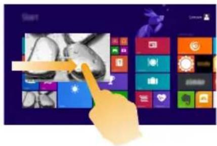 LENOVO Flex 2-14 - Oft verwendete Gesten Ausgeführte Aufgaben - 1