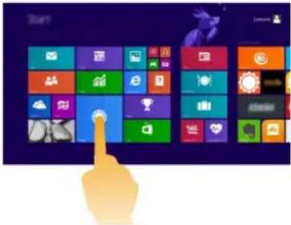 LENOVO Flex 2-14 - ■ Multi-Touch-Gesten - 1