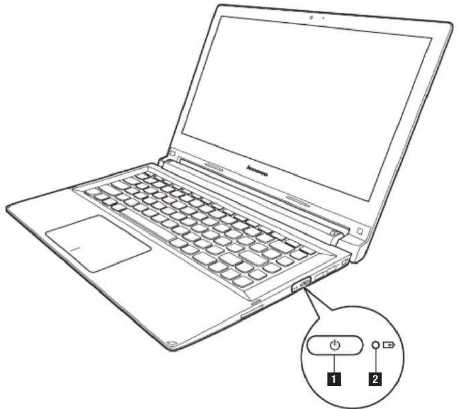 LENOVO Flex 2-15D - Status indicators - 2