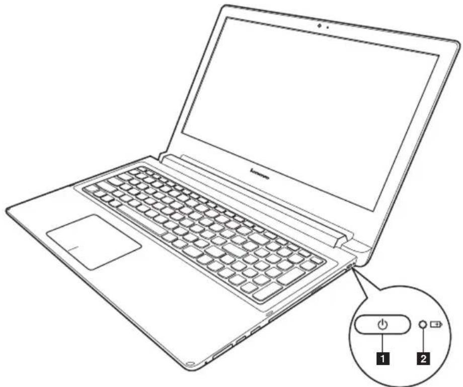 LENOVO Flex 2-15D - Status indicators - 1