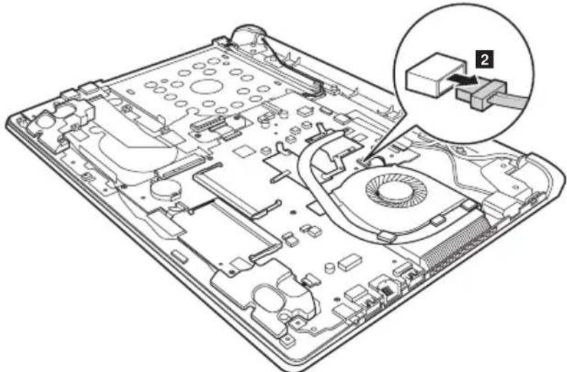 LENOVO Flex 2-15D - Fan assembly and Heat Sink assembly - 4