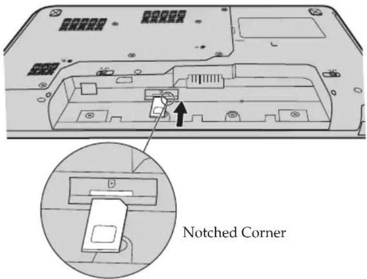 LENOVO IdeaPad Z565 - To insert the SIM card: - 1