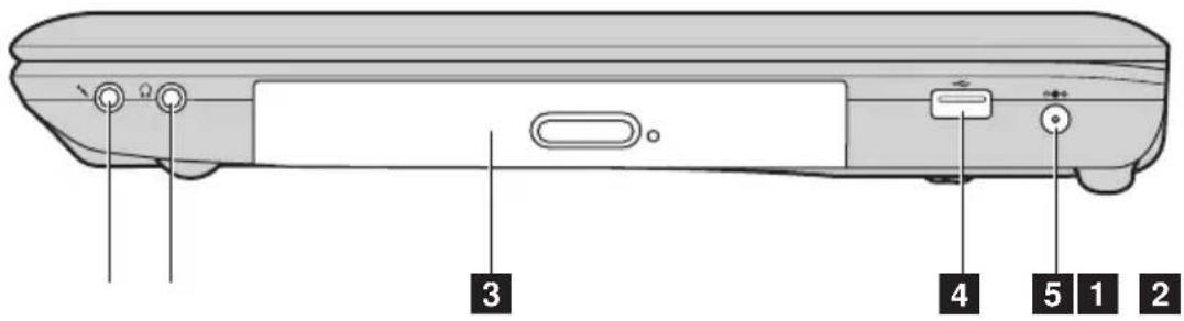 LENOVO IdeaPad Z460 - Right-side view - 1