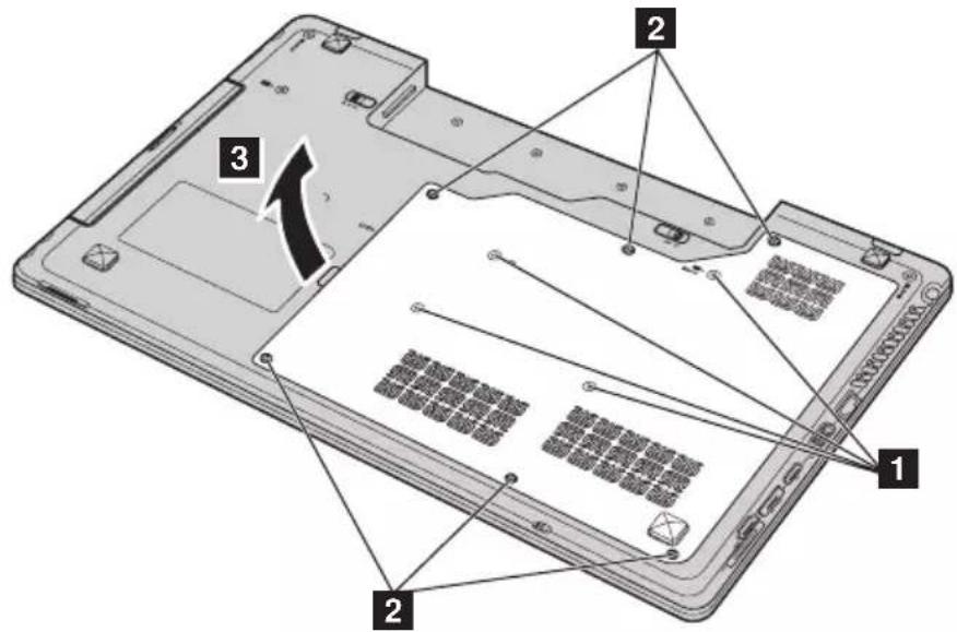 LENOVO IdeaPad Z460 - Handling a hard disk drive - 1