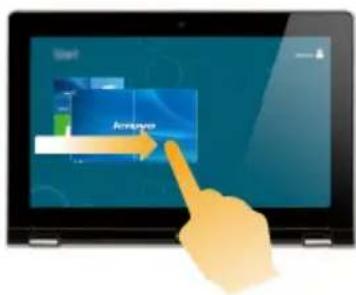LENOVO IdeaPad Z465 - Frequently used gestures Tasks performed - 1