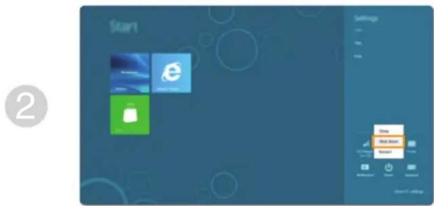 LENOVO IdeaPad Z465 - ■ Shutting down the computer - 2