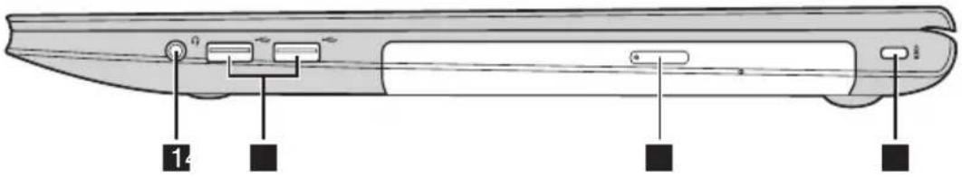LENOVO IdeaPad Z465 - Right-side view - 1