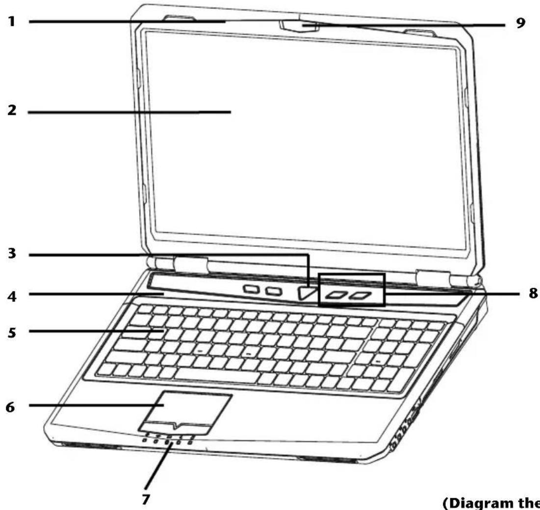MEDION Erazer X6817 - Open Notebook - 1