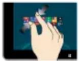 MEDION Akoya S6615T - Touch screen gestures - 3