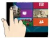 MEDION Akoya S6615T - Touch screen gestures - 1