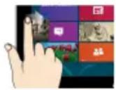MEDION Akoya S6212 - Touch screen gestures - 1