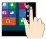 MEDION Akoya S6212 - Touch screen gestures - 2