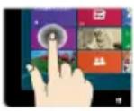 MEDION Akoya S6212 - Touch screen gestures - 7