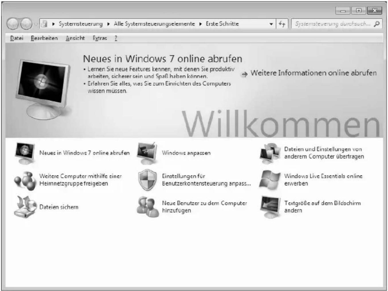 MEDION Akoya S4214 - Windows® 7 - Erste Schritte - 1